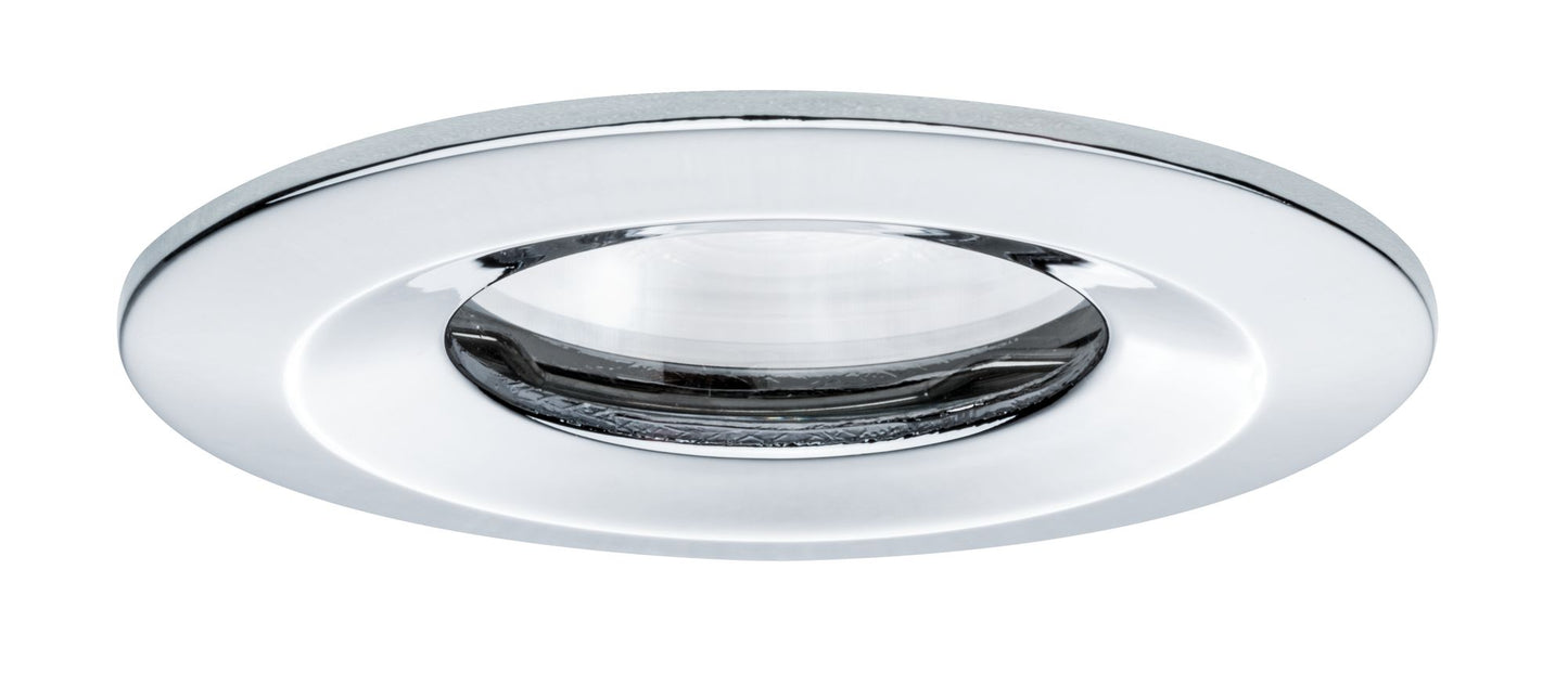 Paulmann Premium EBL Set Nova rund dim LED IP65 1x7W 230V GU10 51mm Chrom/Alu Zink