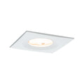 Paulmann Premium EBL Set Nova eckig dim LED IP65 1x7W 230V GU10 51mm Weiß matt/Alu Zink