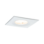 Paulmann Premium EBL Set Nova eckig dim LED IP65 1x7W 230V GU10 51mm Weiß matt/Alu Zink