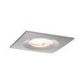 Paulmann Premium EBL Set Nova eckig dim LED IP65 1x7W 230V GU10 51mm Eisen geb./Alu Zink