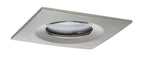 Paulmann Premium EBL Set Nova eckig dim LED IP65 1x7W 230V GU10 51mm Eisen geb./Alu Zink