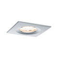 Paulmann Premium EBL Set Nova eckig dim LED IP65 1x7W 230V GU10 51mm Chrom/Alu Zink