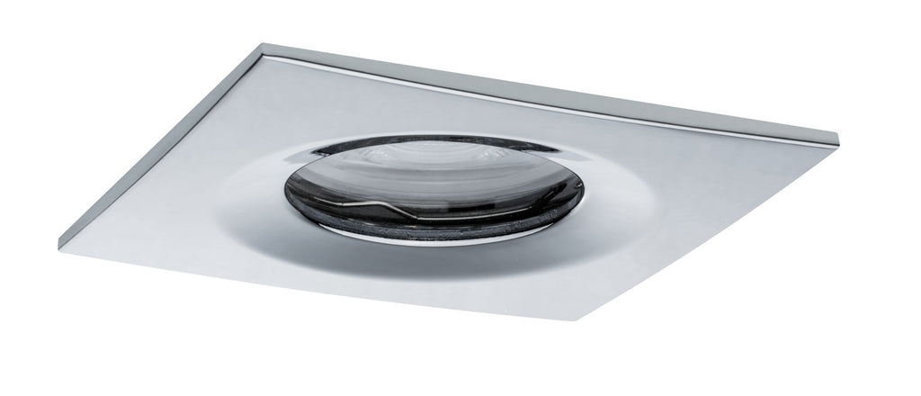 Paulmann Premium EBL Set Nova eckig dim LED IP65 1x7W 230V GU10 51mm Chrom/Alu Zink