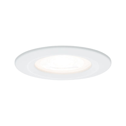 Paulmann EBL Nova rund starr max. 35W 230V GU10 51mm Weiß matt/Alu Zink