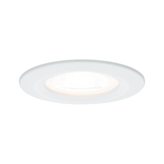 Paulmann EBL Nova rund starr max. 35W 230V GU10 51mm Weiß matt/Alu Zink