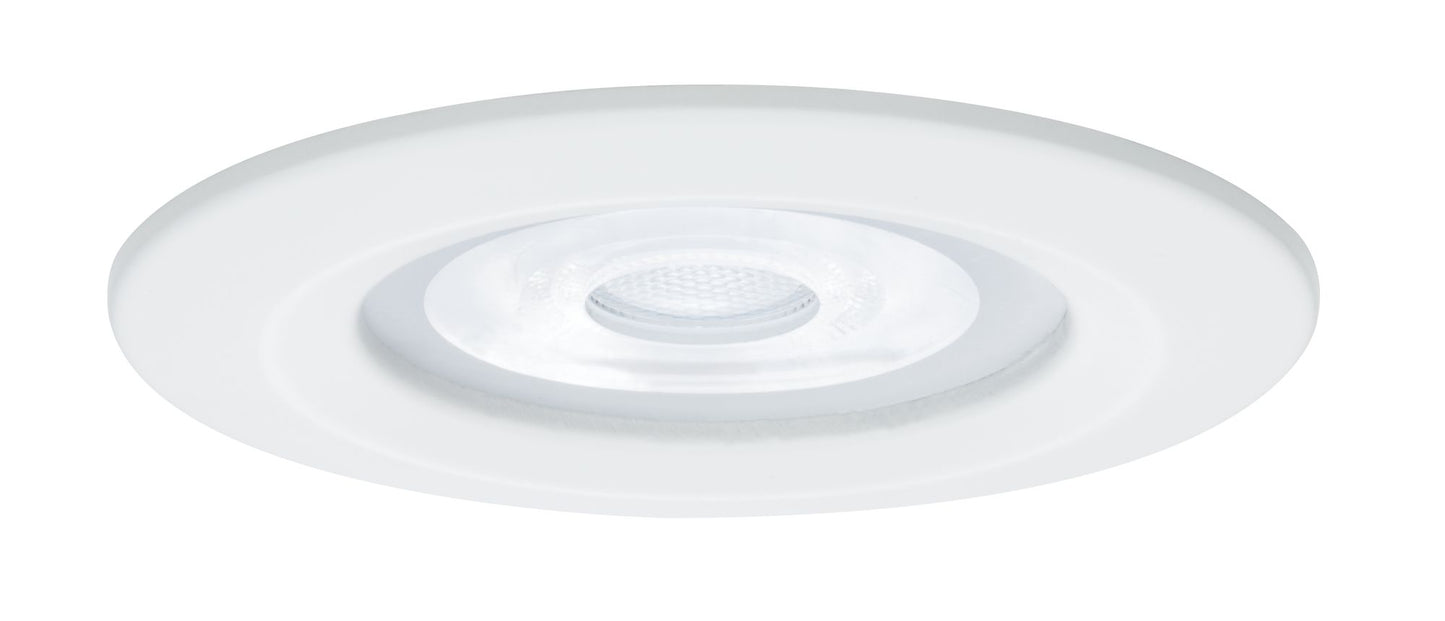 Paulmann EBL Nova rund starr max. 35W 230V GU10 51mm Weiß matt/Alu Zink