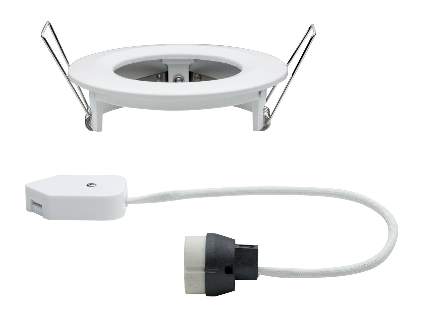Paulmann EBL Nova rund starr max. 35W 230V GU10 51mm Weiß matt/Alu Zink