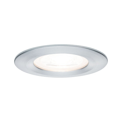Paulmann EBL Nova rund starr max. 35W 230V GU10 5 51mm Alu gedreht/Alu Zink