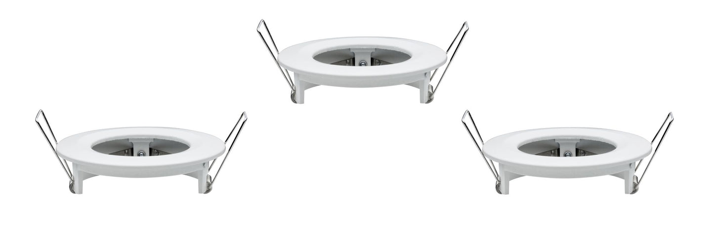 Paulmann 2Easy EBL Nova 3er Spot-Set rund starr max. 35W 230V 51mm Weiß matt/Alu Zink