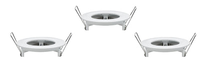 Paulmann 2Easy EBL Nova 3er Spot-Set rund starr max. 35W 230V 51mm Weiß matt/Alu Zink
