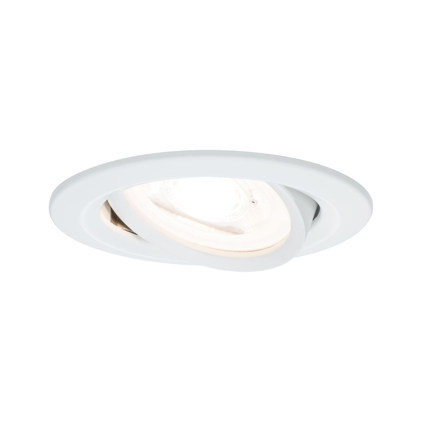 Paulmann EBL Nova rund schwenkb max. 35W 230V GU10 51mm Weiß matt/Alu Zink