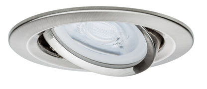 Paulmann EBL Nova rund schwenkb max. 35W 230V GU10 51mm Eisen geb./Alu Zink