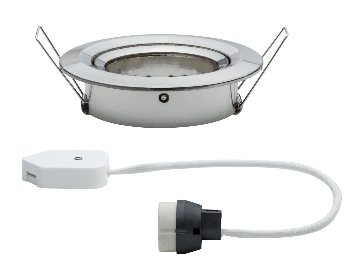 Paulmann EBL Nova rund schwenkb max. 35W 230V GU10 51mm Eisen geb./Alu Zink