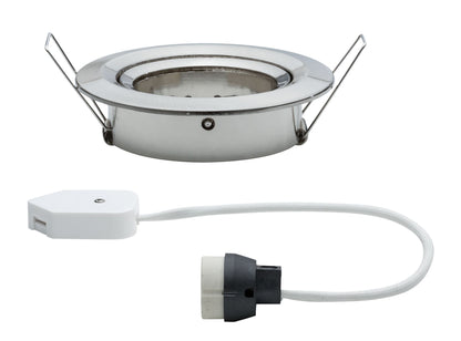 Paulmann EBL Nova rund schwenkb max. 35W 230V GU10 51mm Eisen geb./Alu Zink