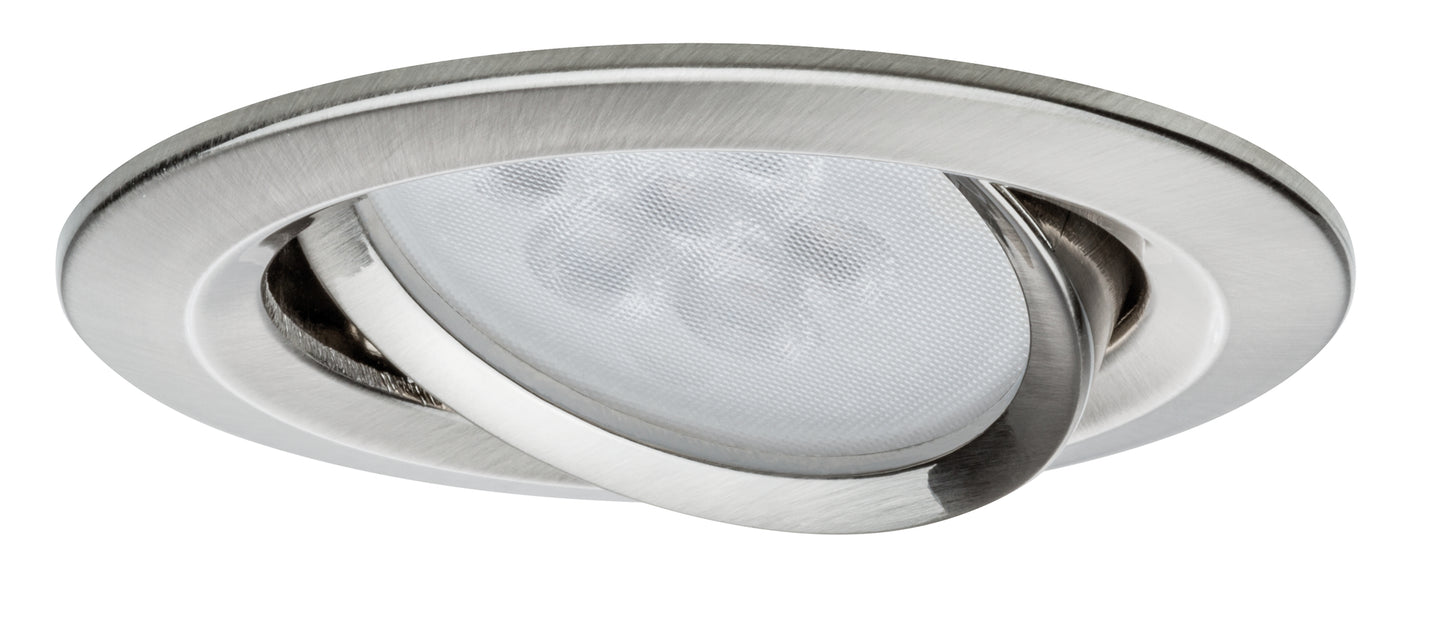 Paulmann Premium EBL Set Nova rund schwb warm-dim LED GU10 3x5W 230V Eisen geb/Alu Zink