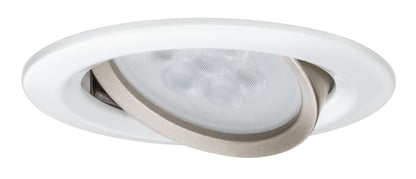 Paulmann EBL Set Nova Plus rund schwb warm-dim LED GU10 3x5W 230V Weiß matt/Cha Gold/A