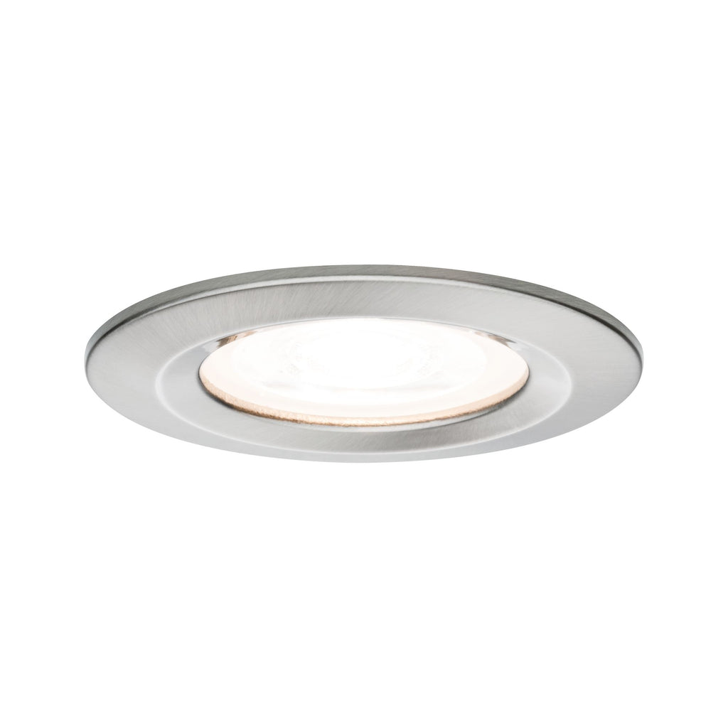 Paulmann Premium EBL Set Nova rund starr LED 3x5,5W 230V Eisen geb/Alu