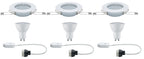 Paulmann EBL Set rund starr LED 3x4,5W 230V Weiß/Metall