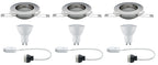 Paulmann EBL Set rund starr LED 3x4,5W 230V Eisen geb/Metall