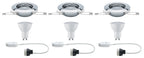Paulmann EBL Set rund starr LED 3x4,5W 230V Chrom/Metall