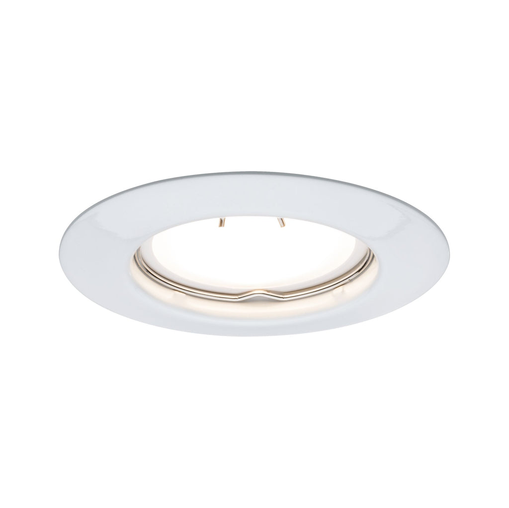 Paulmann EBL Set rund starr LED 1x4,5W 230V Weiß/Metall