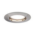 Paulmann EBL Set rund starr LED 1x4,5W 230V Eisen geb/Metall