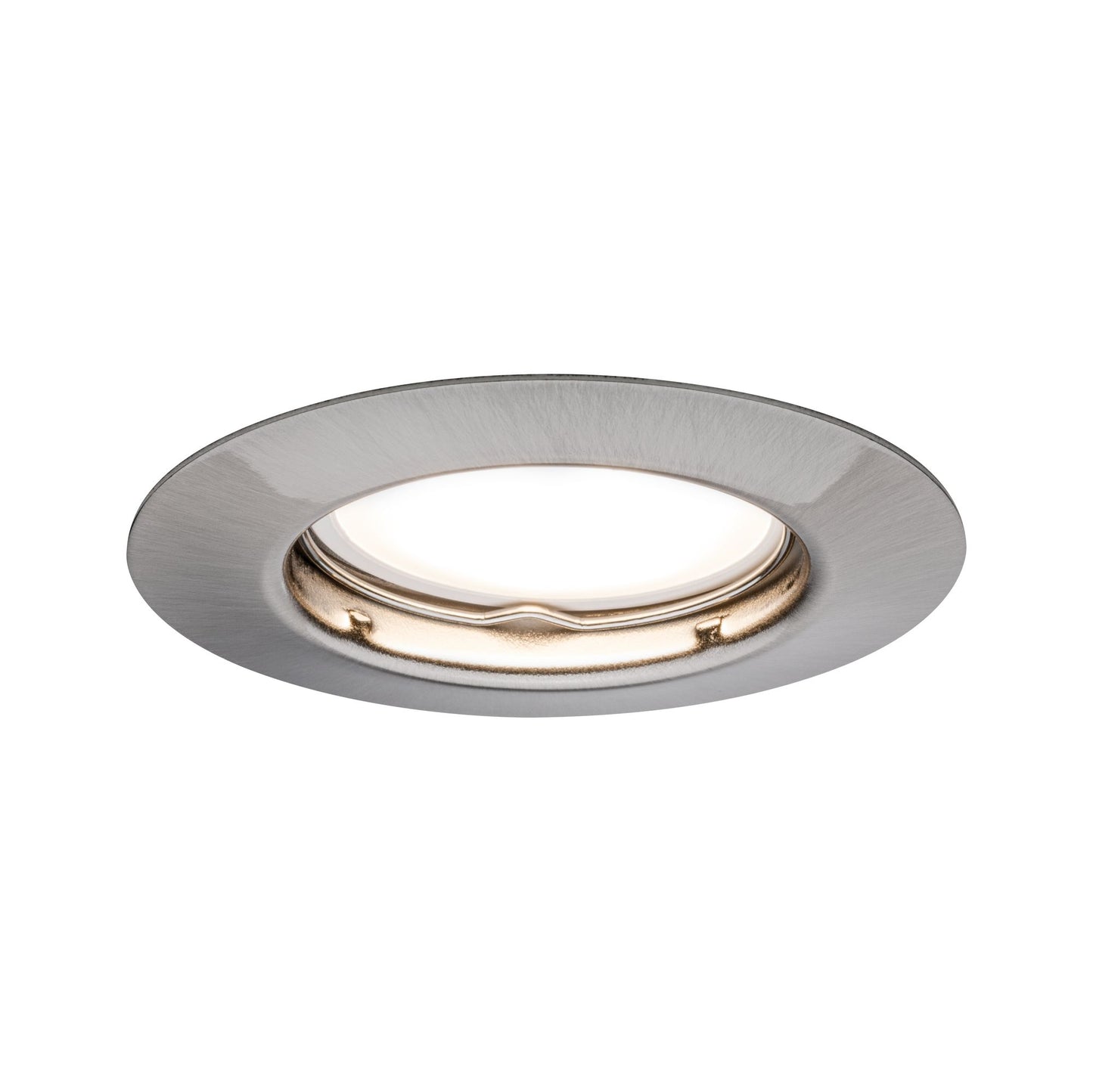 Paulmann EBL Set rund starr LED 1x4,5W 230V Eisen geb/Metall