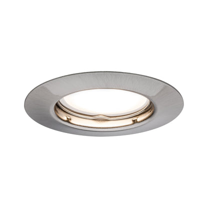 Paulmann EBL Set rund starr LED 1x4,5W 230V Eisen geb/Metall