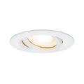 Paulmann EBL Set Nova Plus IP65 schwb max 1x35W GU10/GU5,3 51mm Weiß matt/Alu Zink