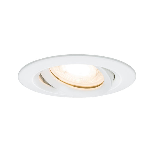 Paulmann EBL Set Nova Plus IP65 schwb max 1x35W GU10/GU5,3 51mm Weiß matt/Alu Zink