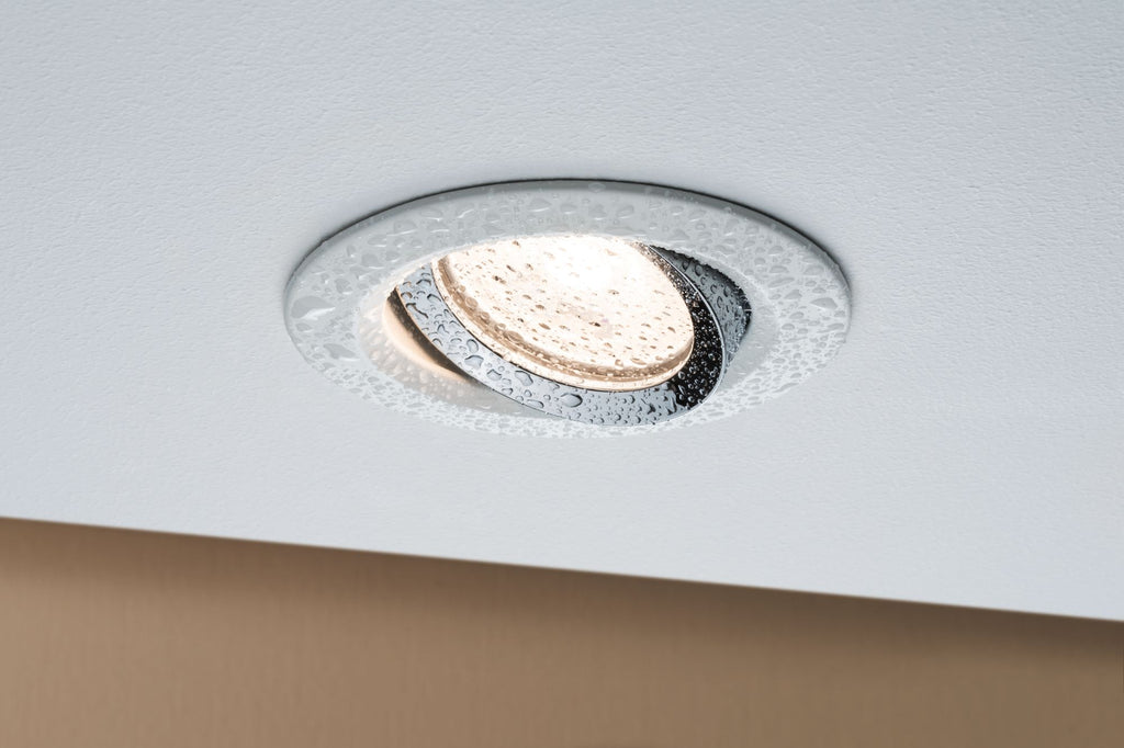 Paulmann EBL Set Nova Plus IP65 schwb max 1x35W G GU10/GU5,3 51mm Weiß Chrom matt/Alu Z