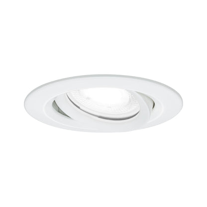 Paulmann Einbauleuchte LED Nova Plus rund 1x6W GU10 Weiß matt schwenkbar dimmbar