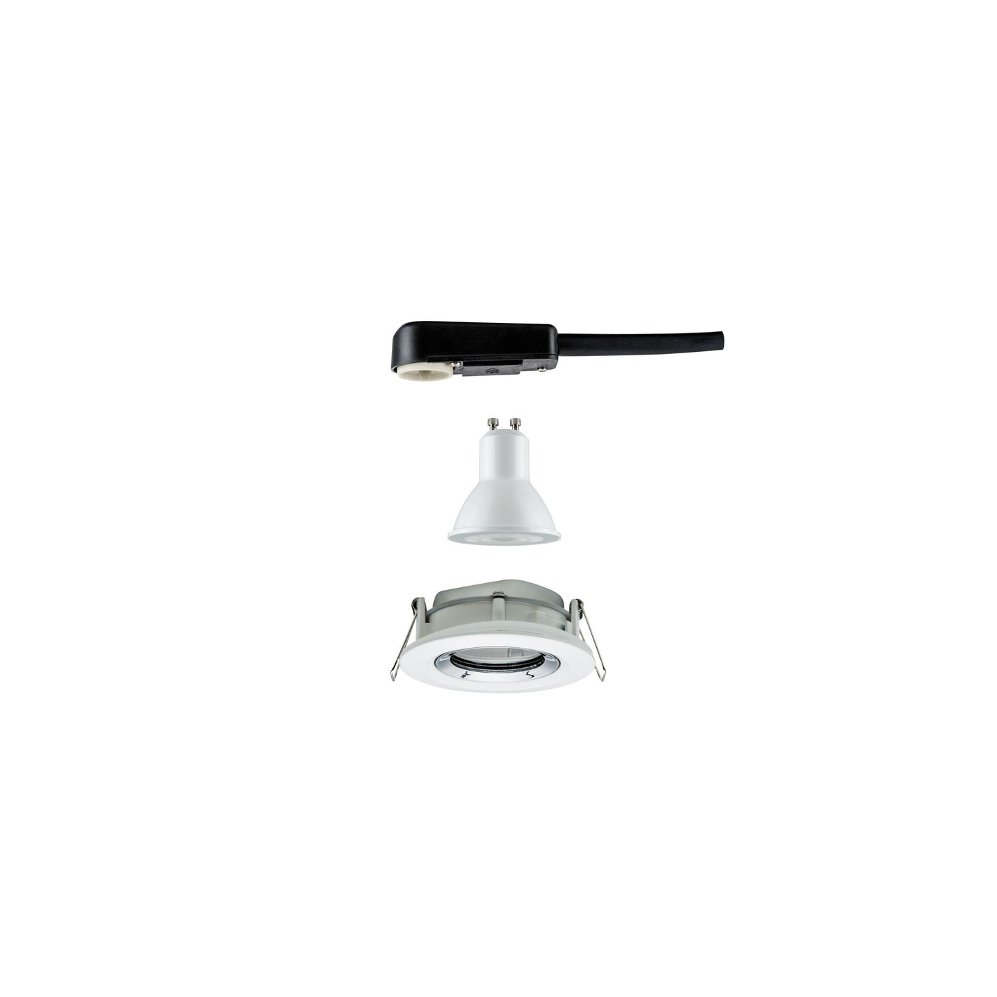 Paulmann Einbauleuchte LED Nova Plus rund 1x6W GU10 Weiß matt,Chrom schwenkbar dimmbar