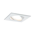 Paulmann EBL Set Nova Plus Coin dim eckig schwenk LED 1x6,8W 633lm 2700K Weiß matt/Alu
