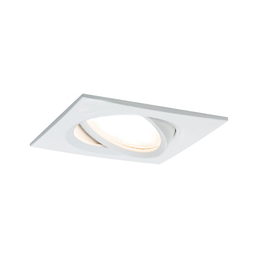 Paulmann EBL Set Nova Plus Coin dim eckig schwenk LED 1x6,8W 633lm 2700K Weiß matt/Alu