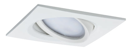 Paulmann EBL Set Nova Plus Coin dim eckig schwenk LED 1x6,8W 633lm 2700K Weiß matt/Alu