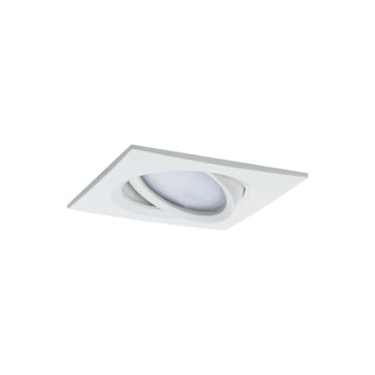 Paulmann Einbauleuchte LED Nova Plus eckig 3x6W Coin Weiß matt schwenkbar dimmbar