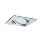 Paulmann Einbauleuchte LED Nova Plus eckig 1x6W Coin Alu schwenkbar dimmbar