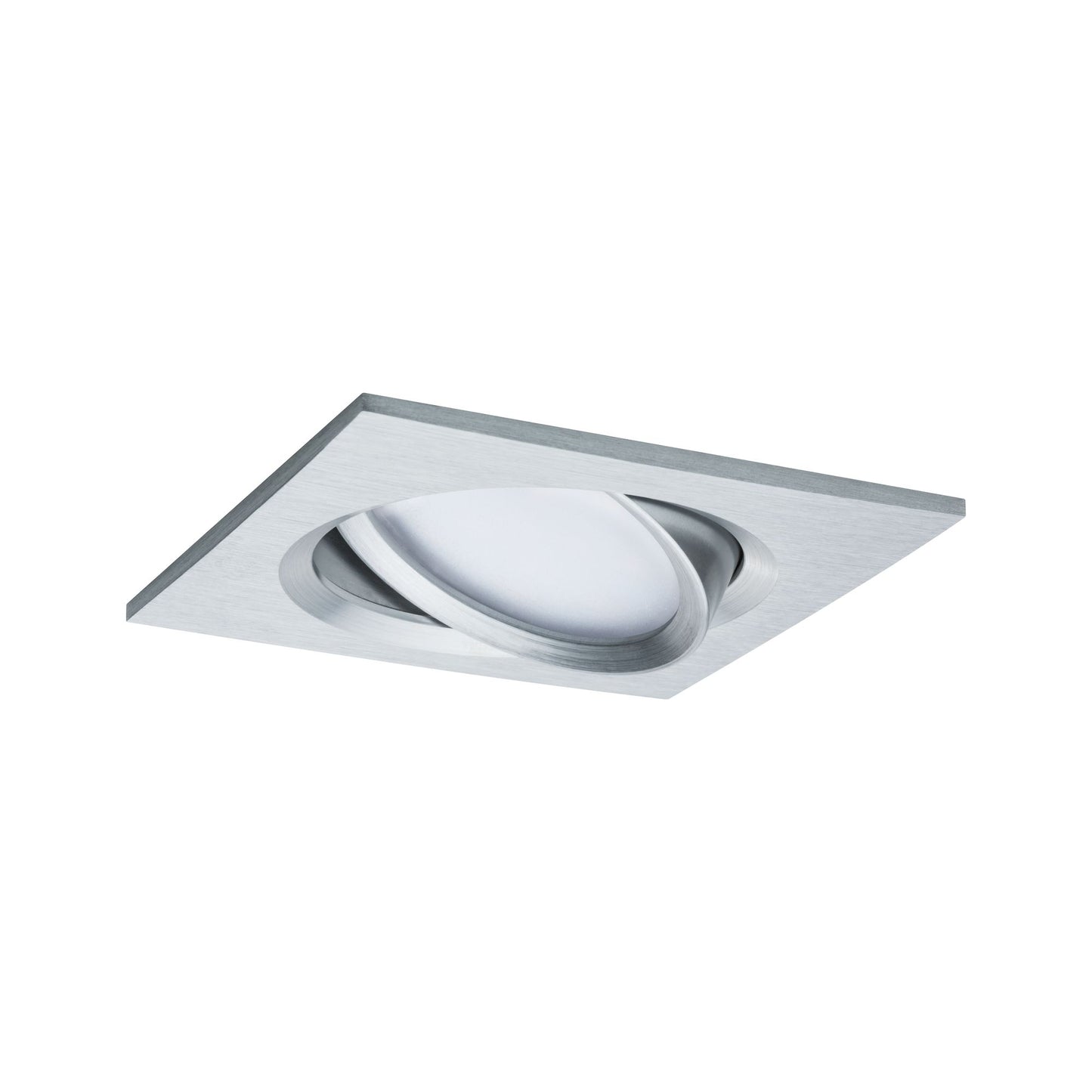 Paulmann Einbauleuchte LED Nova Plus eckig 1x6W Coin Alu schwenkbar dimmbar