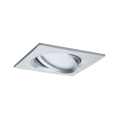 Paulmann Einbauleuchte LED Nova Plus eckig 1x6W Coin Alu schwenkbar dimmbar