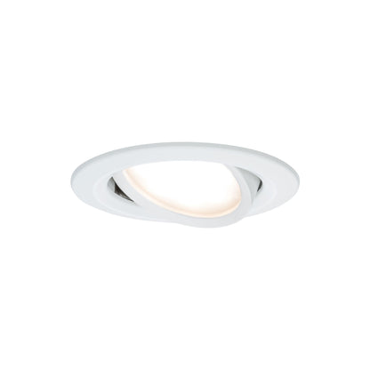 Paulmann Einbauleuchte LED Nova Plus rund 3x6W Coin Weiß matt schwenkbar dimmbar
