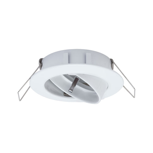 Paulmann Premium EBL easyClick2 schwenkbar max.50W 230V GU10 51mm Weiß/Alu Zink