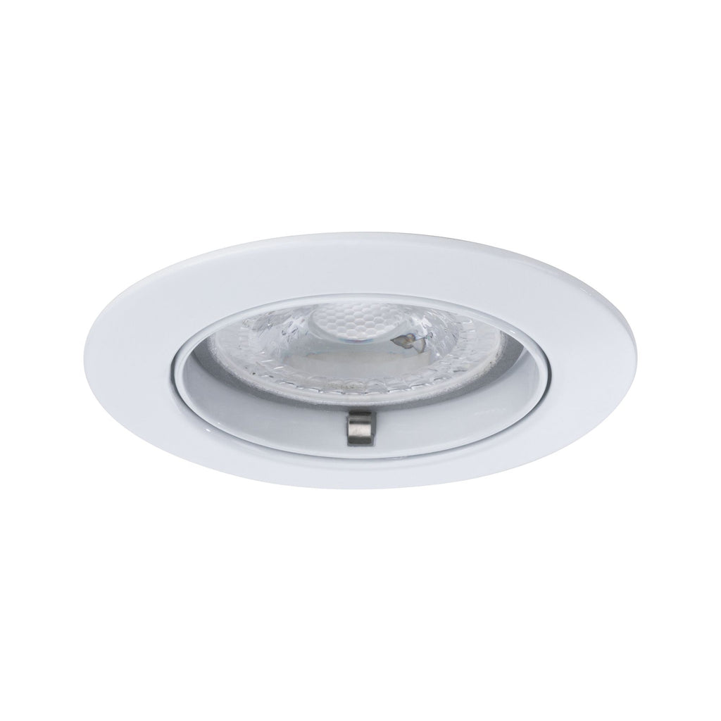Paulmann Premium EBL easyClick2 schwenkbar max.50W 230V GU10 51mm Weiß/Alu Zink