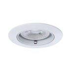 Paulmann Premium EBL easyClick2 schwenkbar max.50W 230V GU10 51mm Weiß/Alu Zink