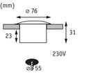 Paulmann Special EBL Set LED IP65 1,4W 4000K 230V 76mm Opal