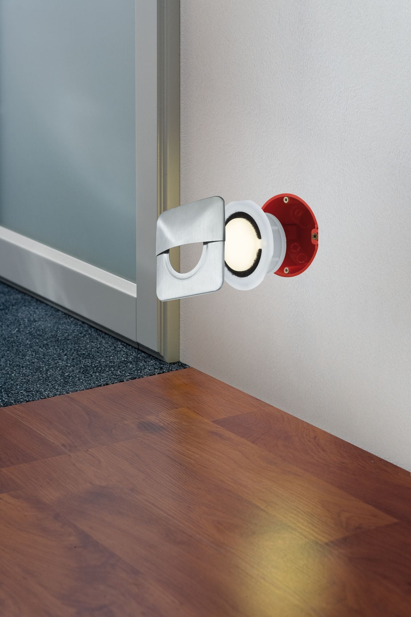 Paulmann Special EBL LED Abdeckung Cap eckig 87mm Edelstahl