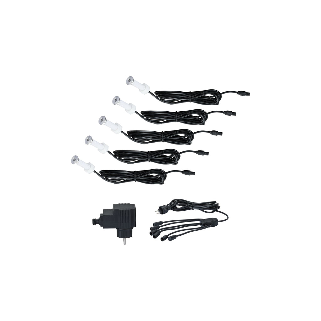 Paulmann Special Boden EBL Set MicroPen IP67 5x0,16W 3000K 6VA 12mm Edelstahl