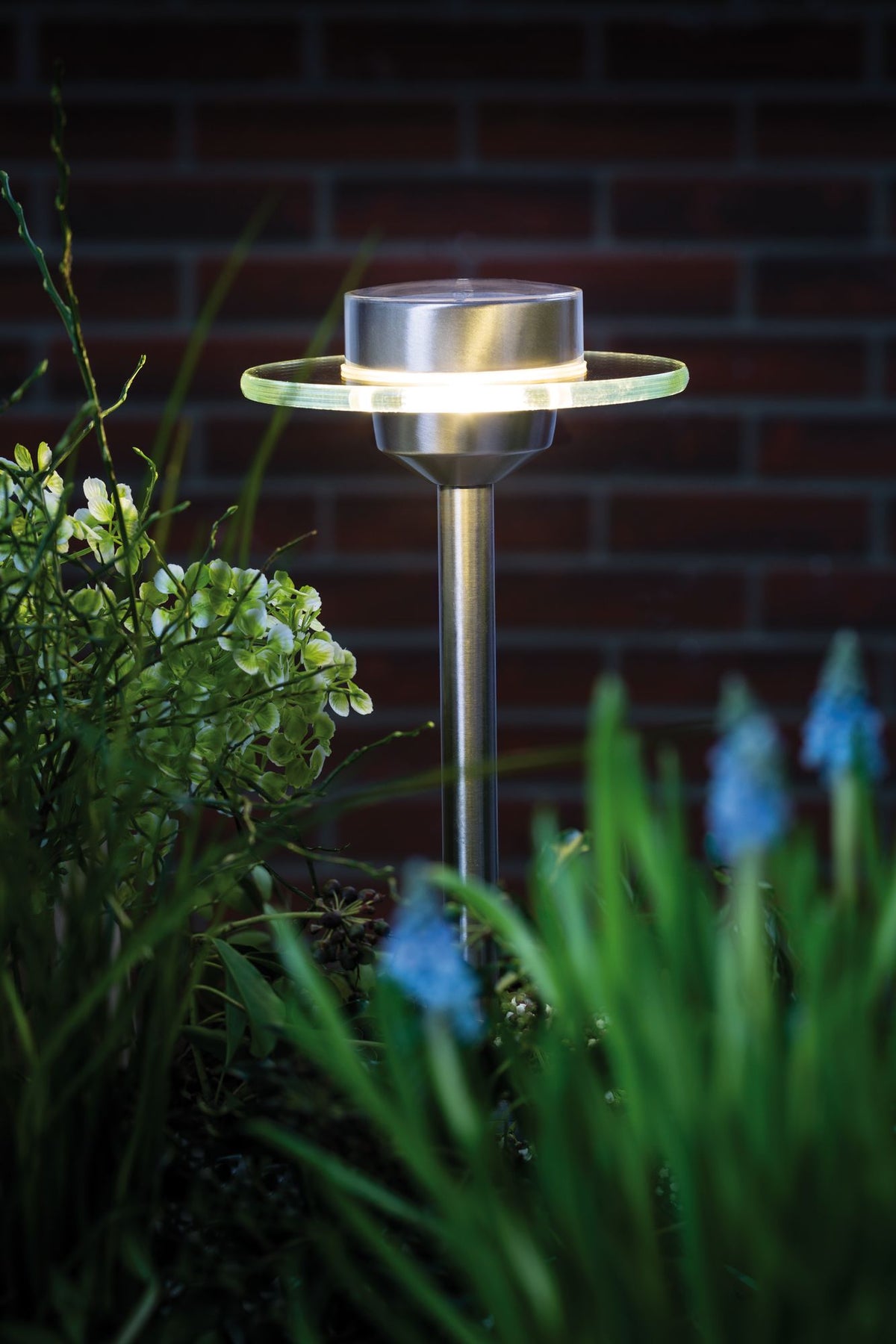 Paulmann Special Solarspieß Ufo IP44 LED 1x0,2W Edelstahl/Klar Edelstahl/Glas