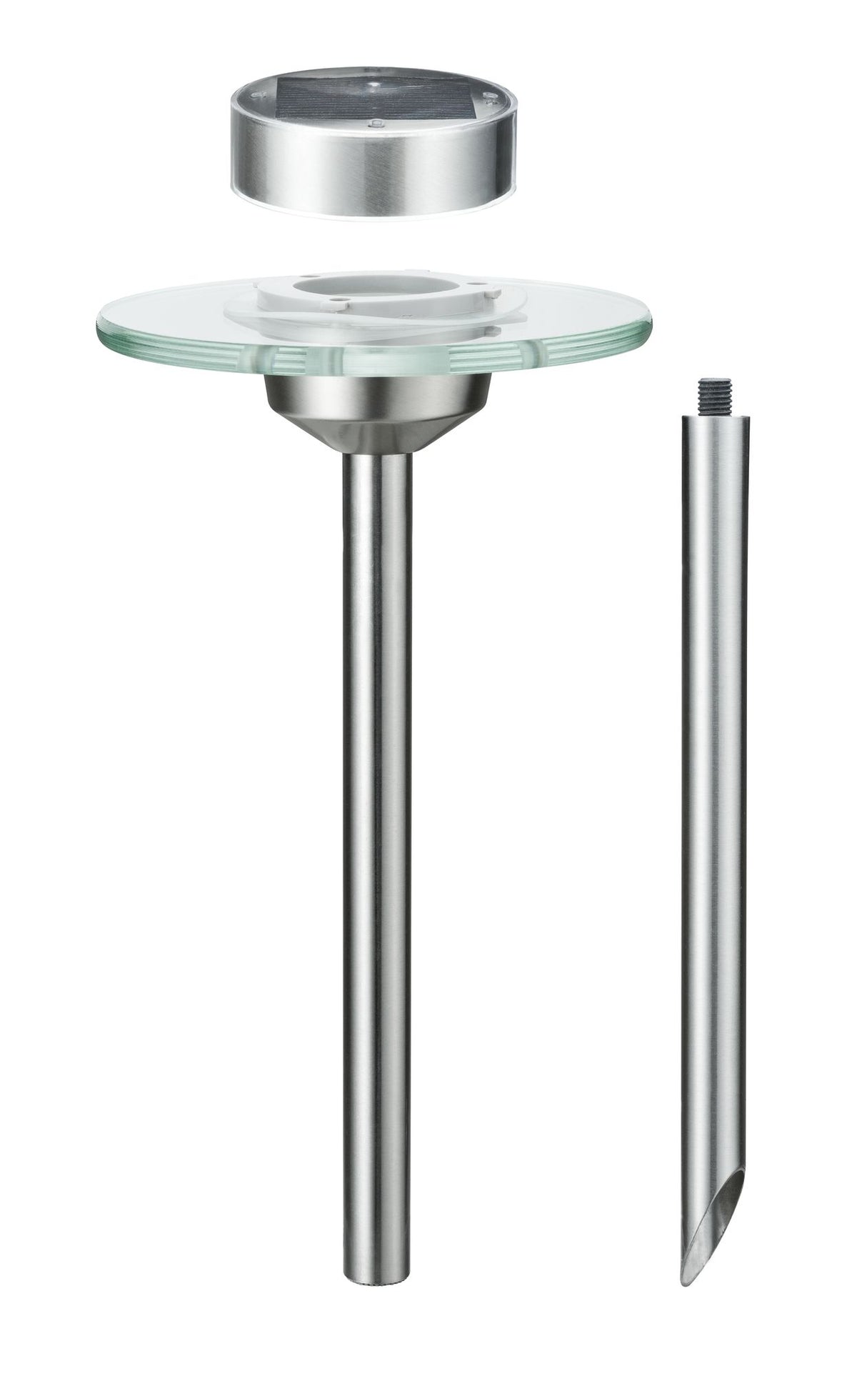 Paulmann Special Solarspieß Ufo IP44 LED 1x0,2W Edelstahl/Klar Edelstahl/Glas