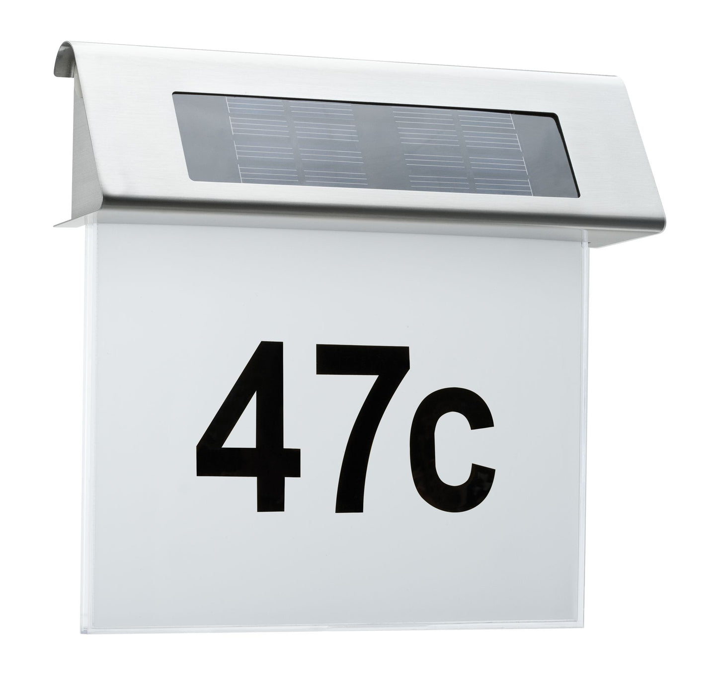 Paulmann Special Solar Hausnummernleuchte IP44 LED 1x0,2W Edelst./Weiß Edelstahl/Acryl